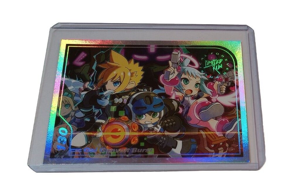 Gal Gunvolt Burst #130 Limited Run Silver Foil Trading Card New w/Protector